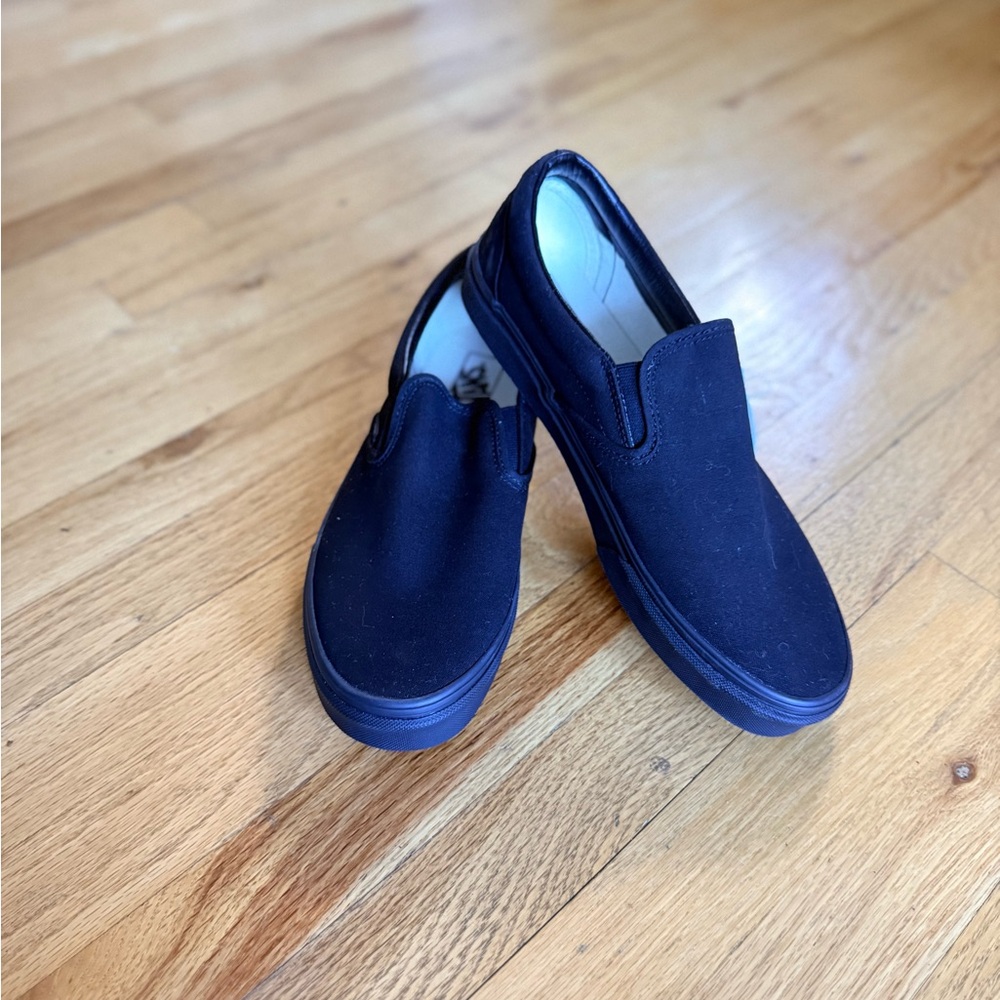 NWT Vans Slip-On Canvas Shoes - Black